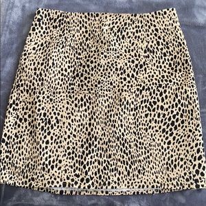 Cheetah print skirt Brandy Melville